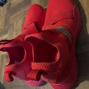 Puma Womens Vibrant Red Sneakers